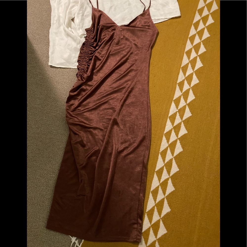Brown Zara dress
